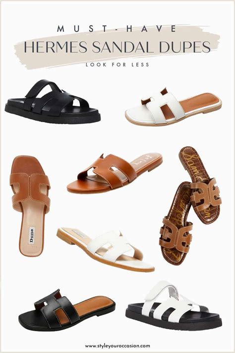 black hermes dupe sandals|hermes dupe sandals primark.